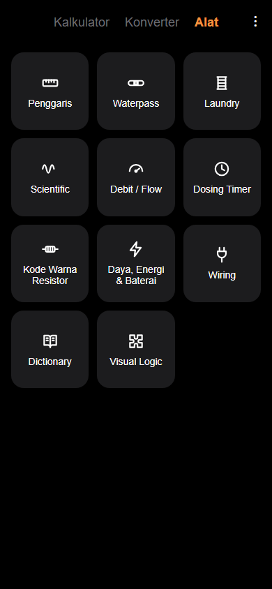 Grid alat teknis Takar